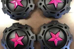 Center Caps with Pink